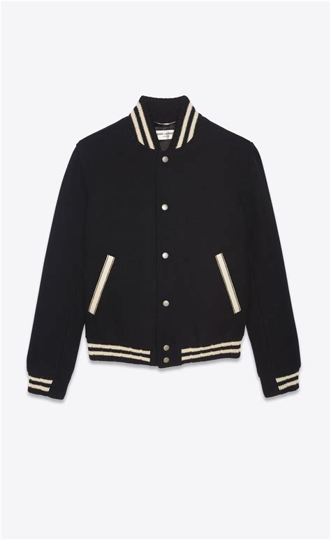 ysl teddy jacket red|ysl teddy jacket women's.